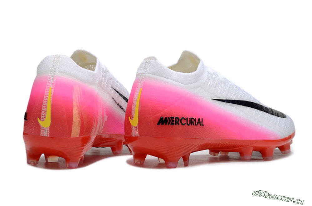 Unisex Nike Air Zoom Mercurial Vapor 16 Elite AG Artificial Grass Low-Tops Football Boots - White/Blue/Pink 7