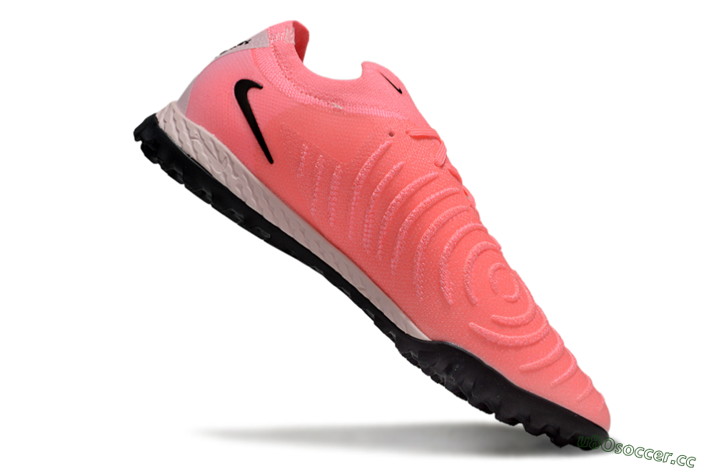 Men's Nike Phantom GX 2 Elite TF Artificial Turf Low-Tops Football Shoes - Pink/Black/White 5