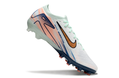 Unisex Nike Air Zoom Mercurial Vapor 16 Elite AG Artificial Grass Low-Tops Football Boots - Pink/Jade/Yellow
