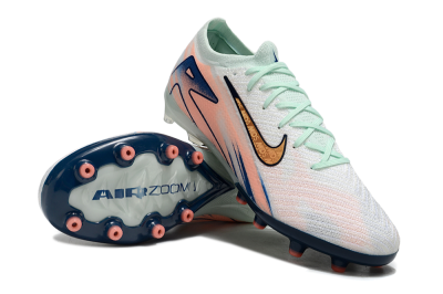 Unisex Nike Air Zoom Mercurial Vapor 16 Elite AG Artificial Grass Low-Tops Football Boots - Pink/Jade/Yellow