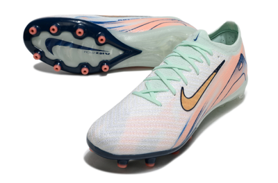 Unisex Nike Air Zoom Mercurial Vapor 16 Elite AG Artificial Grass Low-Tops Football Boots - Pink/Jade/Yellow