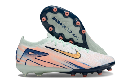Unisex Nike Air Zoom Mercurial Vapor 16 Elite AG Artificial Grass Low-Tops Football Boots - Pink/Jade/Yellow