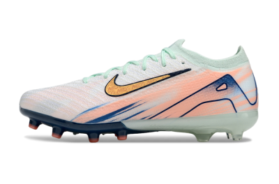 Unisex Nike Air Zoom Mercurial Vapor 16 Elite AG Artificial Grass Low-Tops Football Boots - Pink/Jade/Yellow