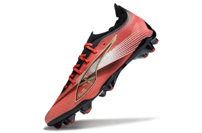 Men's Puma Ultra 5 Ultimate FG Firm Ground Low-Tops Football Boots - Red/Gold/White