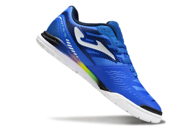 Men's Joma Top Flex IC Indoor & Futsal Low-Tops Football Shoes - Blue/White/Black