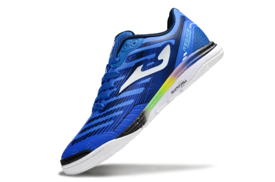Men's Joma Top Flex IC Indoor & Futsal Low-Tops Football Shoes - Blue/White/Black