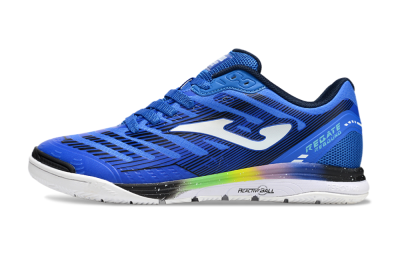 Men's Joma Top Flex IC Indoor & Futsal Low-Tops Football Shoes - Blue/White/Black