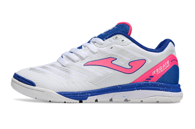 Men's Joma Top Flex IC Indoor & Futsal Low-Tops Football Shoes - White/Pink/Blue
