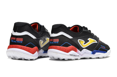 Men's Joma Top Flex TF Artificial Turf Low-Tops Football Shoes - Black/Yellow/Blue