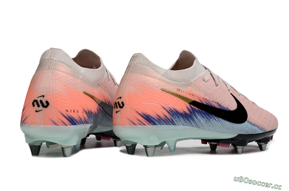 Men's Nike Air Zoom Mercurial Vapor 16 Elite SG Soft Ground Low-Tops Football Boots - Pink/Black/Jade 6