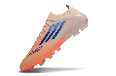 Men's Adidas F50 Elite FG Firm Ground Low-Tops Football Boots - Pink/Blue/Jade