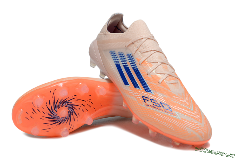 Men's Adidas F50 Elite FG Firm Ground Low-Tops Football Boots - Pink/Blue/Jade 3
