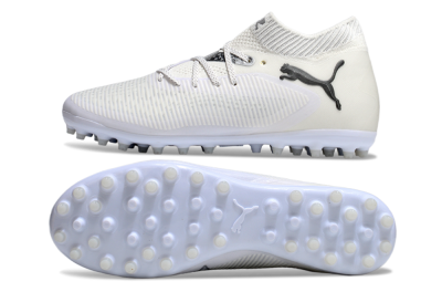 Men's Puma Future 8 Ultimate MG Multi Ground Low-Tops Football Boots - Beige/Black/White
