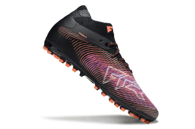 Men's Puma Future 8 Ultimate MG Multi Ground Low-Tops Football Boots - Black/Purple/Orange