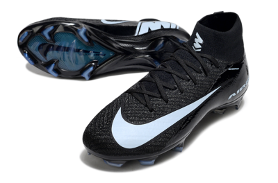 Unisex Nike Air Zoom Mercurial Superfly 10 Elite FG Firm Ground High-Tops Football Boots - Black/Jade/White