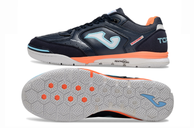 Men's Joma Top Flex IC Indoor & Futsal Low-Tops Football Shoes - Blue/Jade/White
