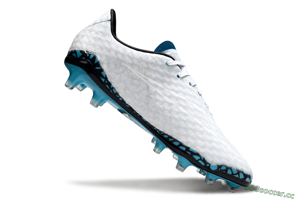 Men's Nike Hypervenom Phantom Rgn SE FG Firm Ground Low-Tops Football Boots - White/Black/Jade 4