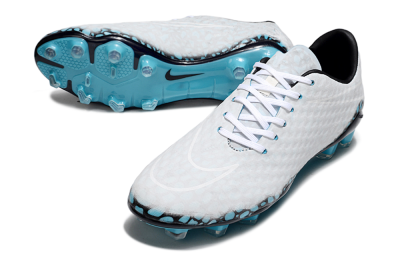 Men's Nike Hypervenom Phantom Rgn SE FG Firm Ground Low-Tops Football Boots - White/Black/Jade