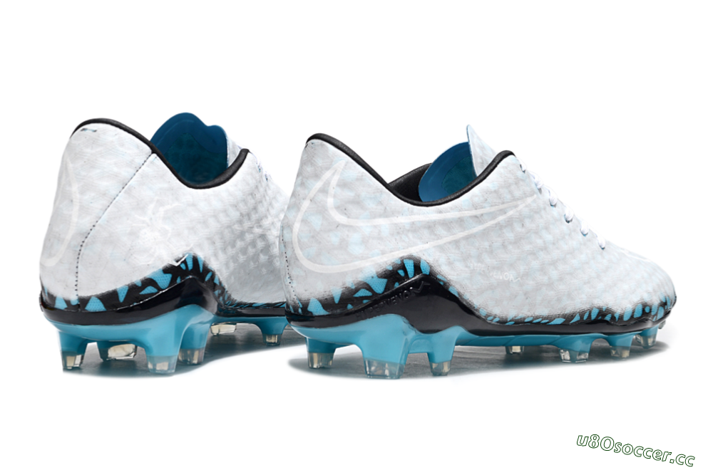 Men's Nike Hypervenom Phantom Rgn SE FG Firm Ground Low-Tops Football Boots - White/Black/Jade 6