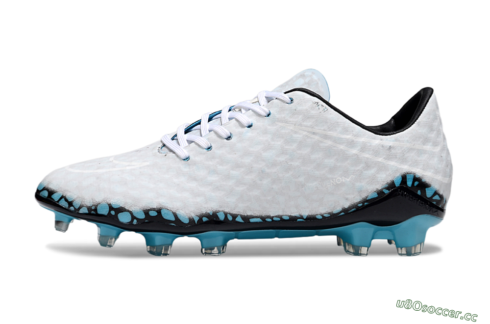 Men's Nike Hypervenom Phantom Rgn SE FG Firm Ground Low-Tops Football Boots - White/Black/Jade 0