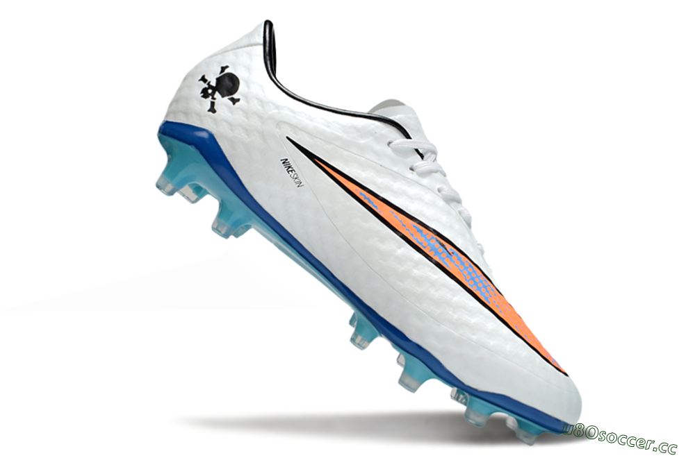 Men's Nike Hypervenom Phantom Rgn SE FG Firm Ground Low-Tops Football Boots - White/Black/Jade 4
