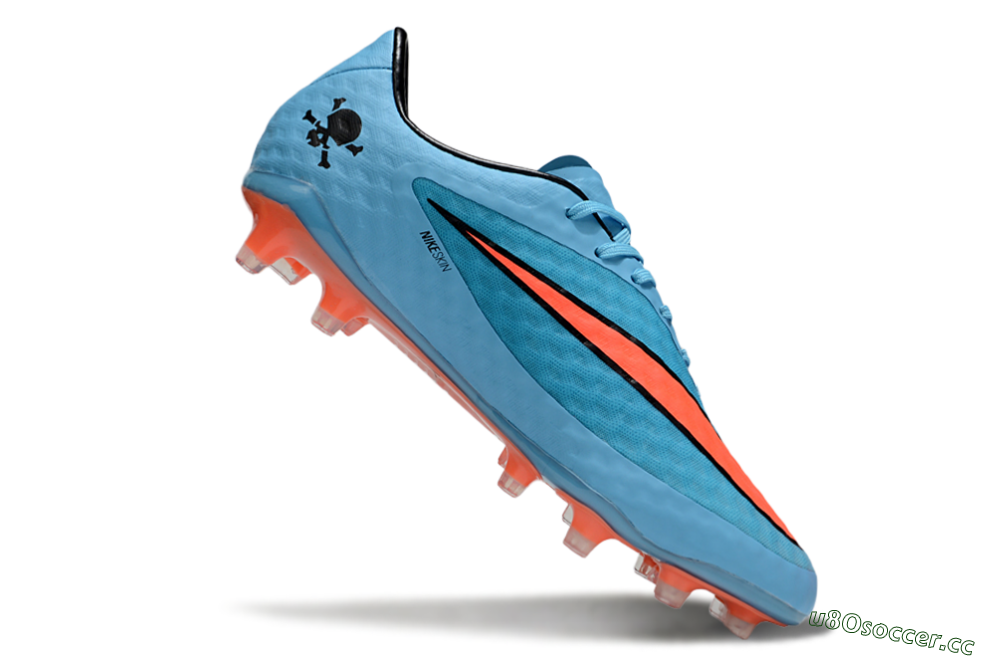 Men's Nike Hypervenom Phantom Rgn SE FG Firm Ground Low-Tops Football Boots - Blue/Black/Red 4