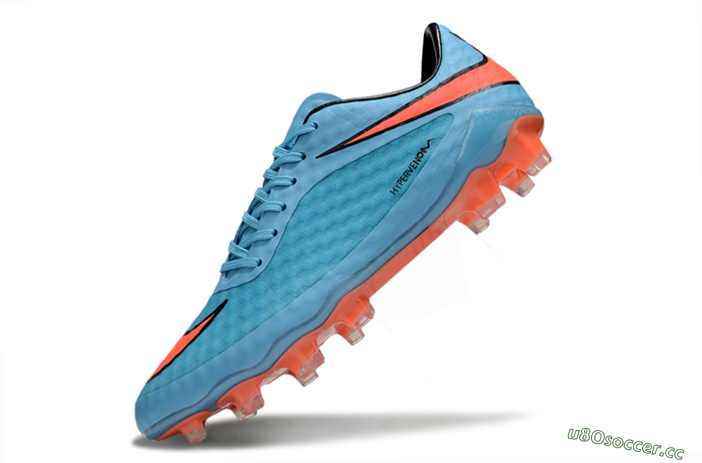 Men's Nike Hypervenom Phantom Rgn SE FG Firm Ground Low-Tops Football Boots - Blue/Black/Red 5
