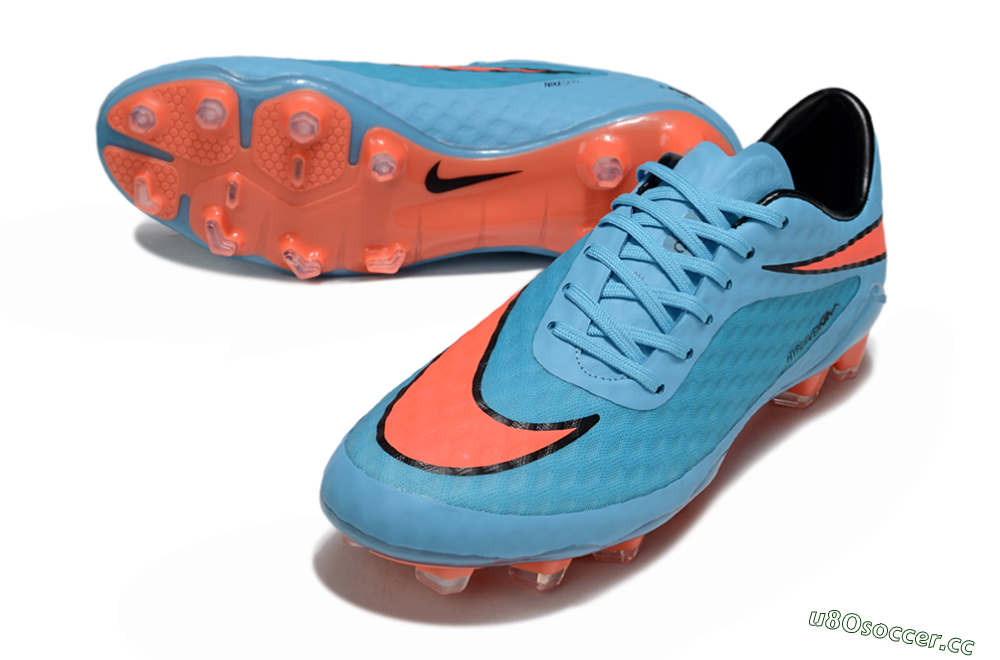 Men's Nike Hypervenom Phantom Rgn SE FG Firm Ground Low-Tops Football Boots - Blue/Black/Red 3