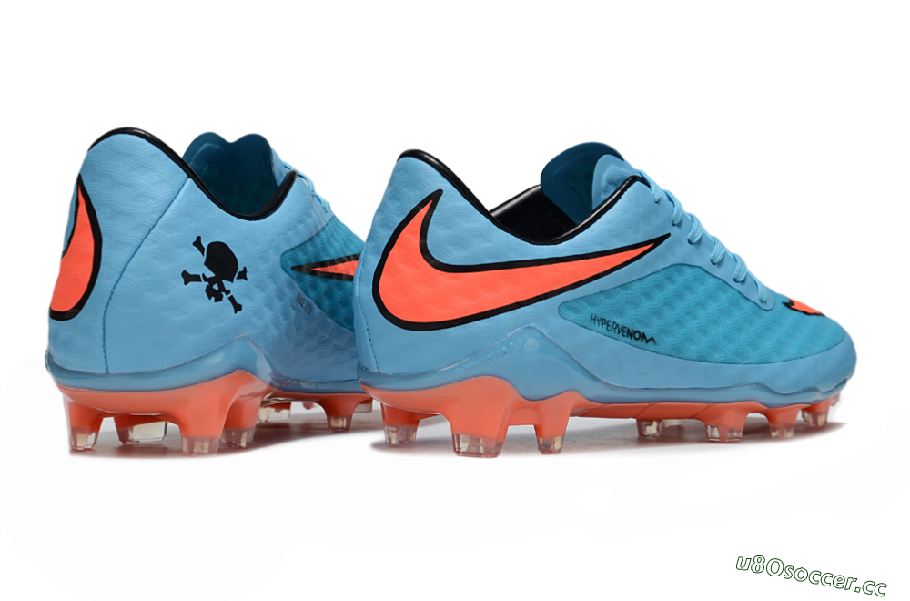 Men's Nike Hypervenom Phantom Rgn SE FG Firm Ground Low-Tops Football Boots - Blue/Black/Red 6