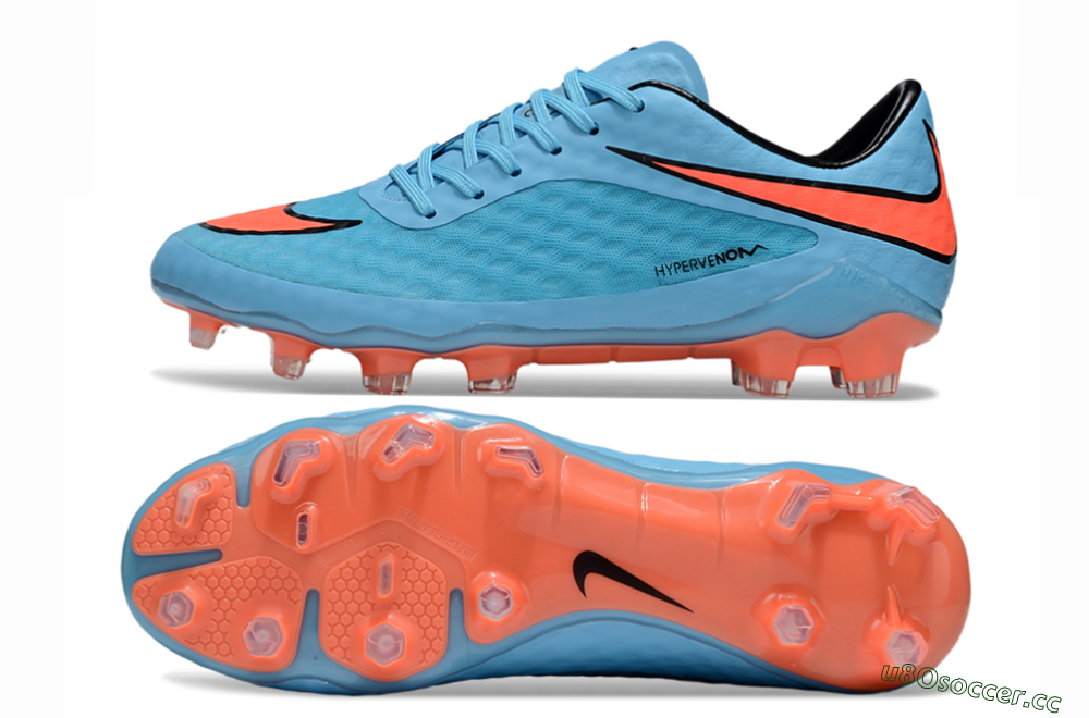 Men's Nike Hypervenom Phantom Rgn SE FG Firm Ground Low-Tops Football Boots - Blue/Black/Red 1