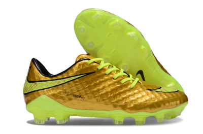Men's Nike Hypervenom Phantom Rgn SE FG Firm Ground Low-Tops Football Boots - Gold/Black/Yellow