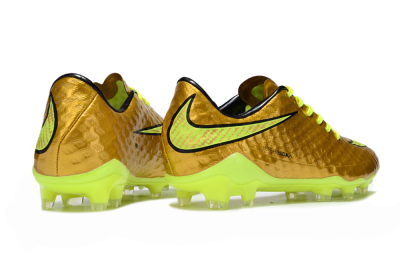Men's Nike Hypervenom Phantom Rgn SE FG Firm Ground Low-Tops Football Boots - Gold/Black/Yellow