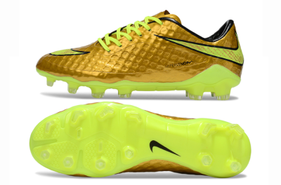 Men's Nike Hypervenom Phantom Rgn SE FG Firm Ground Low-Tops Football Boots - Gold/Black/Yellow