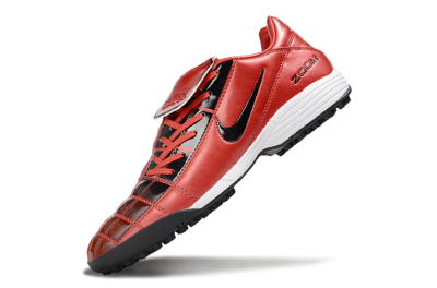 Men's Nike Air Zoom Total 90 III TF Artificial Turf Low-Tops Football Shoes - Red/Black/White
