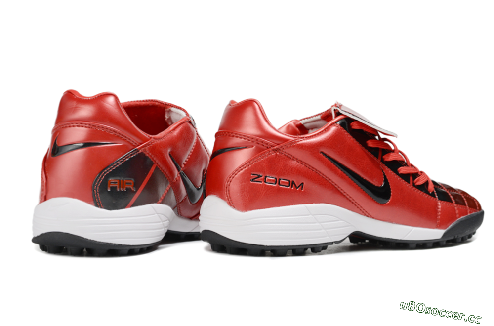 Men's Nike Air Zoom Total 90 III TF Artificial Turf Low-Tops Football Shoes - Red/Black/White 6