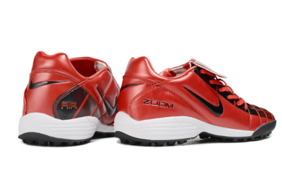 Men's Nike Air Zoom Total 90 III TF Artificial Turf Low-Tops Football Shoes - Red/Black/White