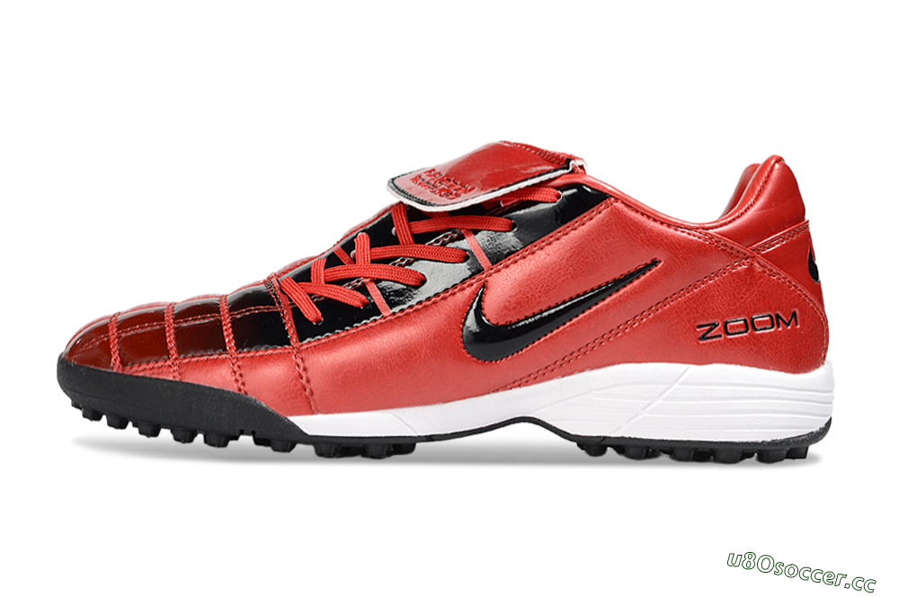 Men's Nike Air Zoom Total 90 III TF Artificial Turf Low-Tops Football Shoes - Red/Black/White 0