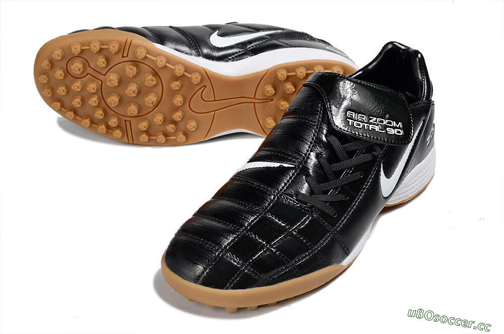 Men's Nike Air Zoom Total 90 III TF Artificial Turf Low-Tops Football Shoes - Black/White 3