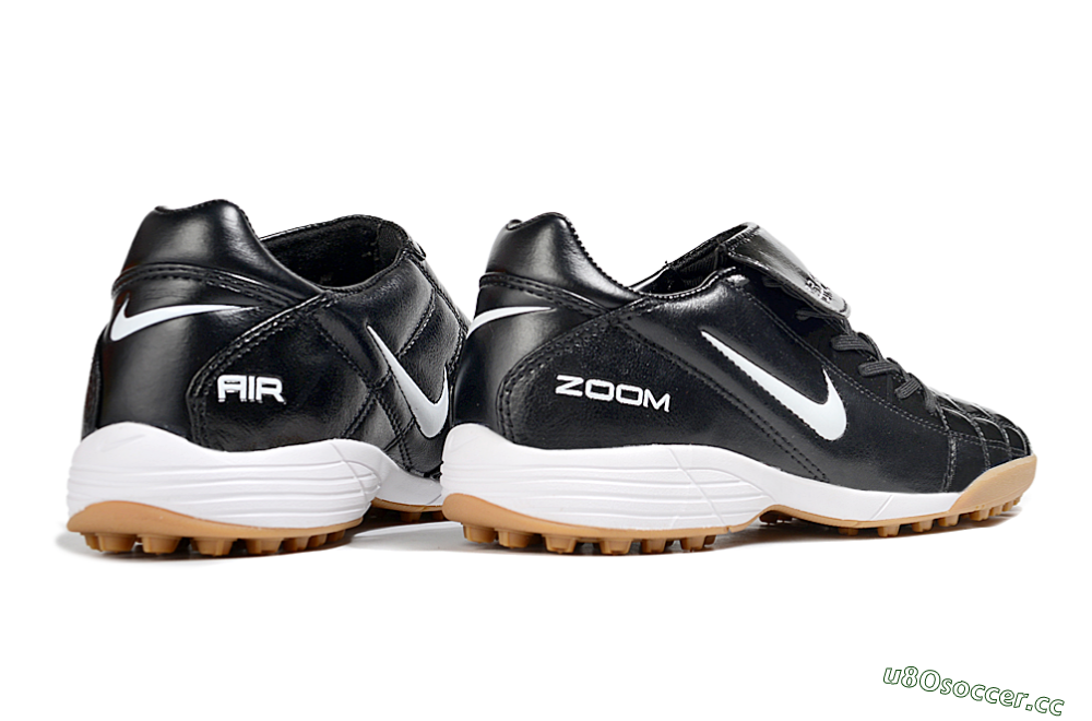 Men's Nike Air Zoom Total 90 III TF Artificial Turf Low-Tops Football Shoes - Black/White 6
