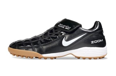 Men's Nike Air Zoom Total 90 III TF Artificial Turf Low-Tops Football Shoes - Black/White