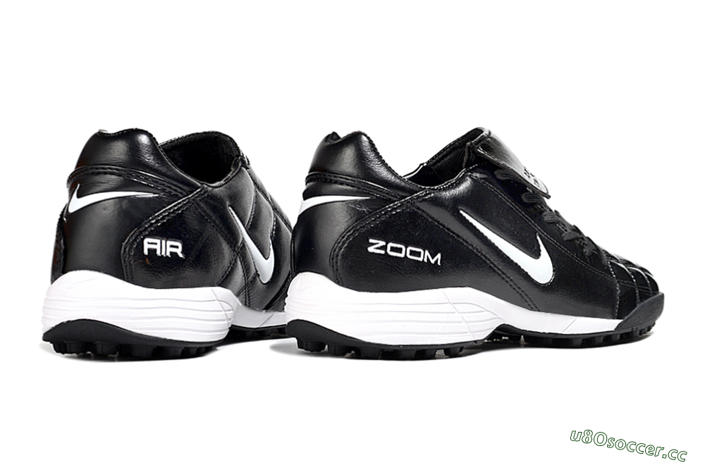 Men's Nike Air Zoom Total 90 III TF Artificial Turf Low-Tops Football Shoes - Black/White 6
