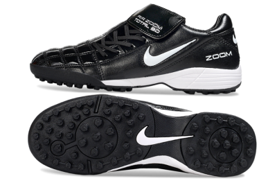 Men's Nike Air Zoom Total 90 III TF Artificial Turf Low-Tops Football Shoes - Black/White