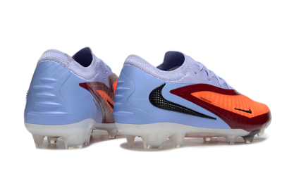 Men's Nike Phantom 6 Elite Low FG Firm Ground Low-Tops Football Boots - Red/Blue/Black