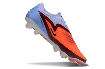 Men's Nike Phantom 6 Elite Low FG Firm Ground Low-Tops Football Boots - Red/Blue/Black