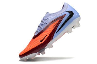 Men's Nike Phantom 6 Elite Low FG Firm Ground Low-Tops Football Boots - Red/Blue/Black