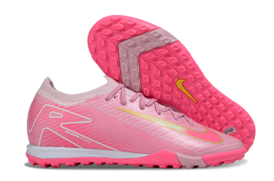Men's Nike Air Zoom Mercurial Vapor 16 Elite TF Artificial Turf Low-Tops Football Shoes - Pink/Gold/White