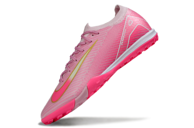 Men's Nike Air Zoom Mercurial Vapor 16 Elite TF Artificial Turf Low-Tops Football Shoes - Pink/Gold/White