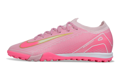Men's Nike Air Zoom Mercurial Vapor 16 Elite TF Artificial Turf Low-Tops Football Shoes - Pink/Gold/White