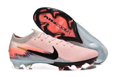 Unisex Nike Air Zoom Mercurial Vapor 16 Elite FG Firm Ground Low-Tops Football Boots - Pink/Black/Jade