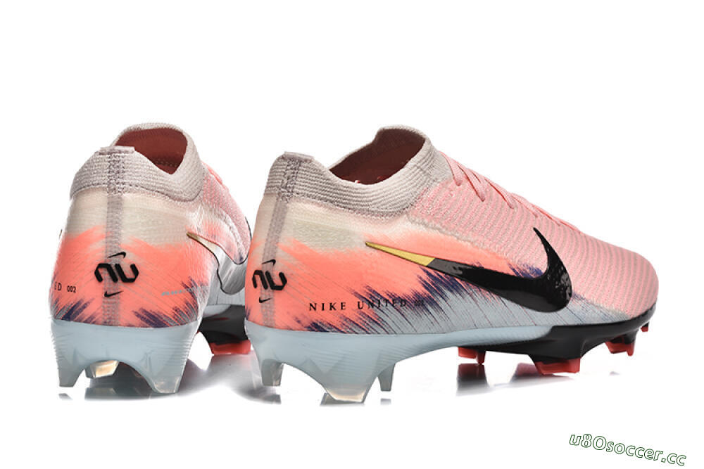 Unisex Nike Air Zoom Mercurial Vapor 16 Elite FG Firm Ground Low-Tops Football Boots - Pink/Black/Jade 9